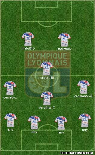 Olympique Lyonnais Formation 2012
