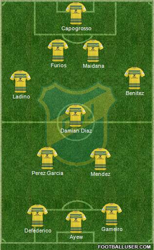 Defensa y Justicia Formation 2012