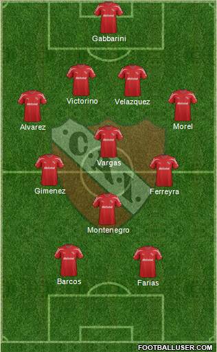 Independiente Formation 2012