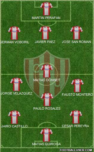Unión de Santa Fe Formation 2012