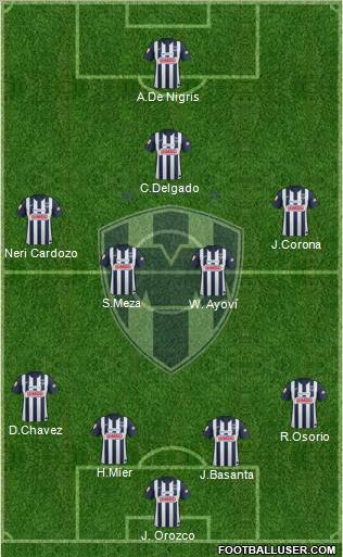 Club de Fútbol Monterrey Formation 2012