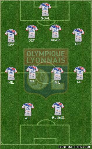 Olympique Lyonnais Formation 2012