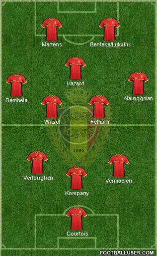 Belgium Formation 2012