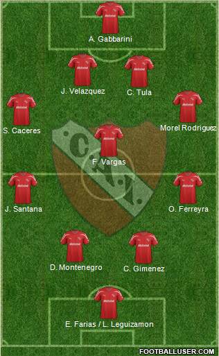 Independiente Formation 2012