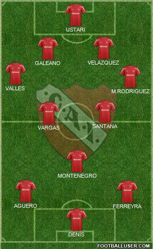 Independiente Formation 2012