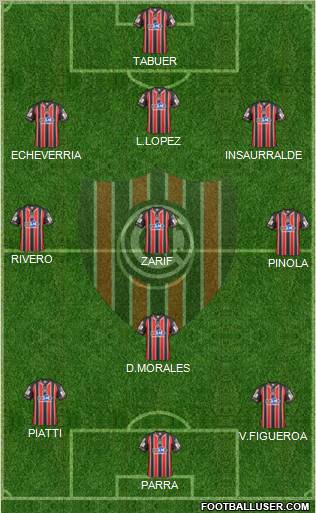 Chacarita Juniors Formation 2012