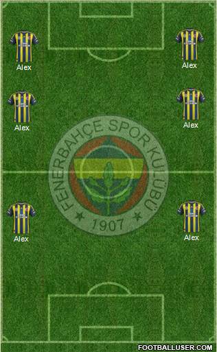 Fenerbahçe SK Formation 2012