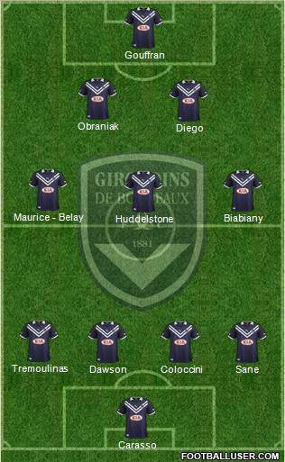 FC Girondins de Bordeaux Formation 2012