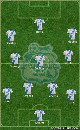 Club Puebla de la Franja Formation 2012