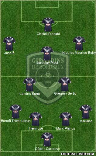 FC Girondins de Bordeaux Formation 2012
