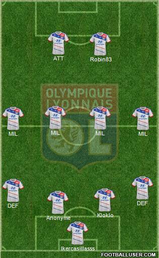Olympique Lyonnais Formation 2012