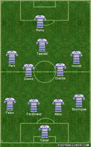 Queens Park Rangers Formation 2012