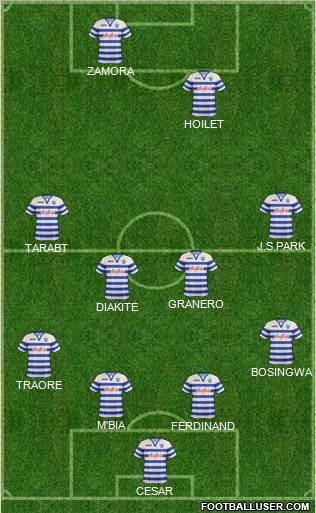 Queens Park Rangers Formation 2012