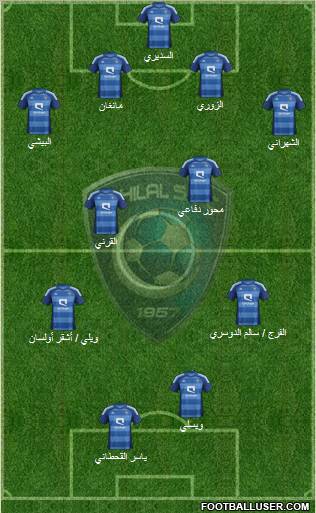 Al-Hilal (KSA) Formation 2012
