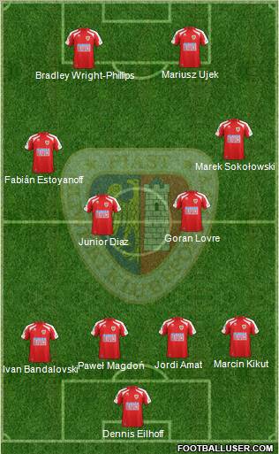 Piast Gliwice Formation 2013