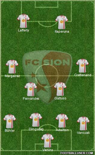 FC Sion Formation 2013