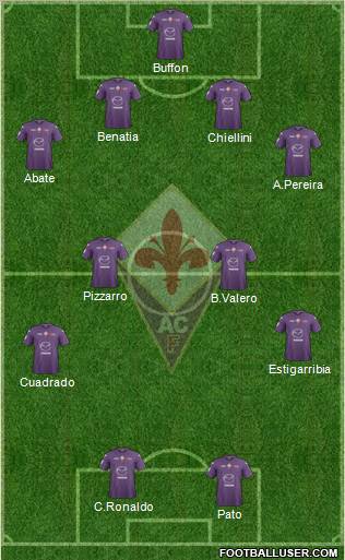 Fiorentina Formation 2013