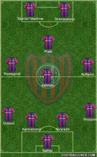 San Lorenzo de Almagro Formation 2013