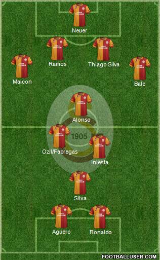 Galatasaray SK Formation 2013