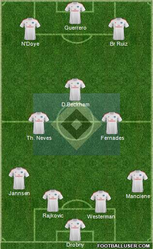 Hamburger SV Formation 2013