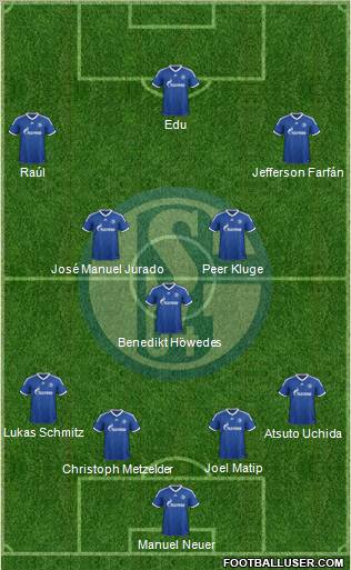FC Schalke 04 Formation 2013