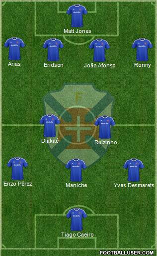 C.F. Os Belenenses - SAD 4-2-3-1 football formation