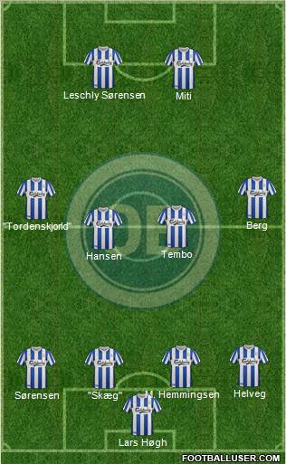 Odense Boldklub Formation 2013