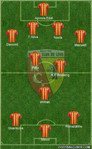 Racing Club de Lens Formation 2013