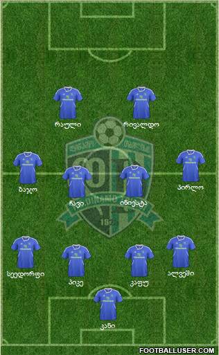 Dinamo Tbilisi Formation 2013