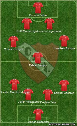 Independiente Formation 2013