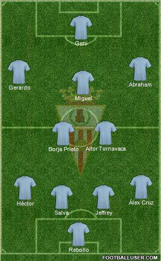 Algeciras C.F. football formation