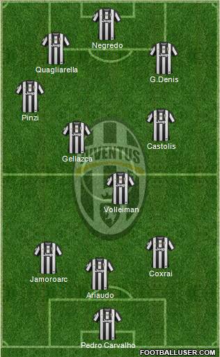 Juventus Formation 2013