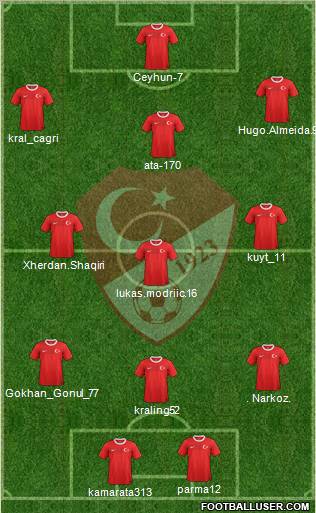 Turkey Formation 2013