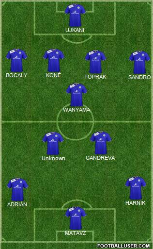 Leicester City Formation 2013