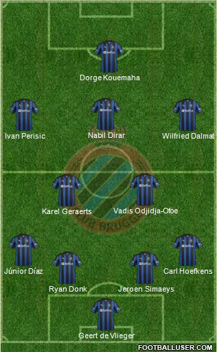 Club Brugge KV Formation 2013