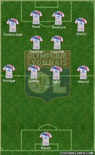 Olympique Lyonnais Formation 2013