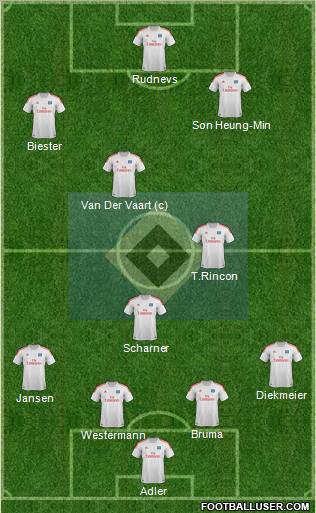 Hamburger SV Formation 2013