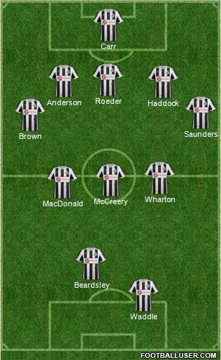 Newcastle United Formation 2013