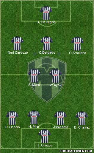 Club de Fútbol Monterrey Formation 2013