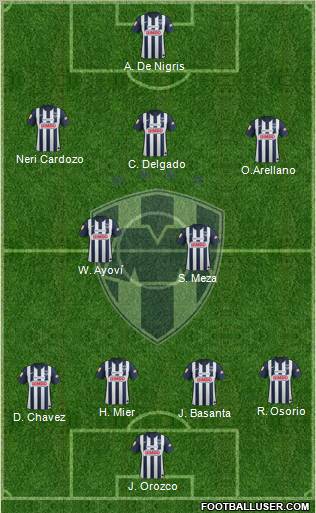 Club de Fútbol Monterrey Formation 2013