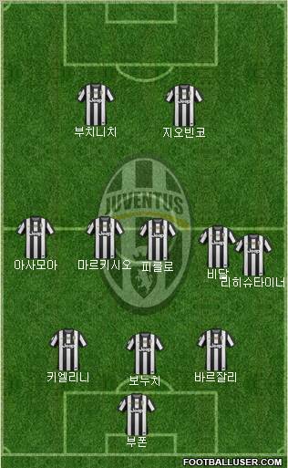 Juventus Formation 2013