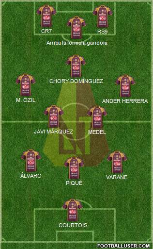 CC Deportes Tolima Formation 2013