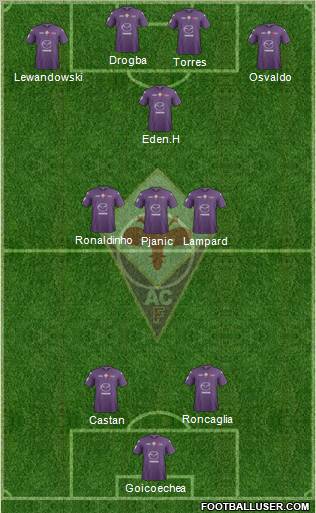 Fiorentina Formation 2013