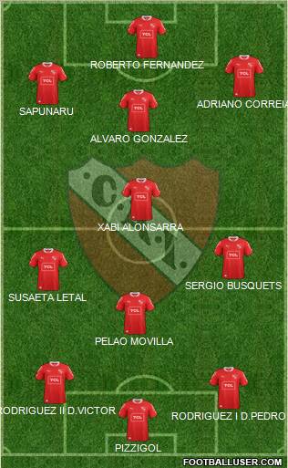 Independiente Formation 2013