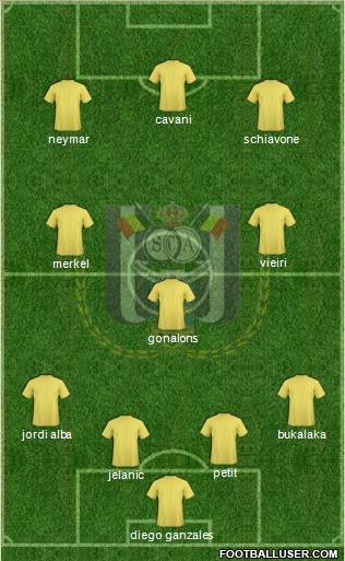 RSC Anderlecht Formation 2013