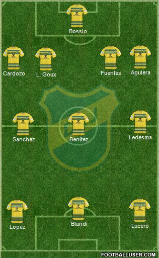 Defensa y Justicia Formation 2013