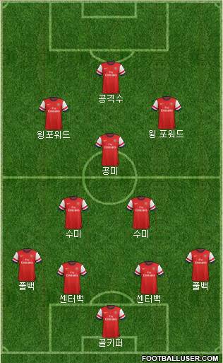 Arsenal Formation 2013