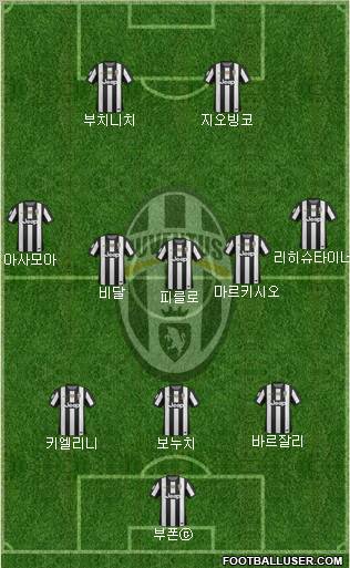 Juventus Formation 2013