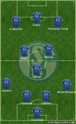 FC Schalke 04 Formation 2013
