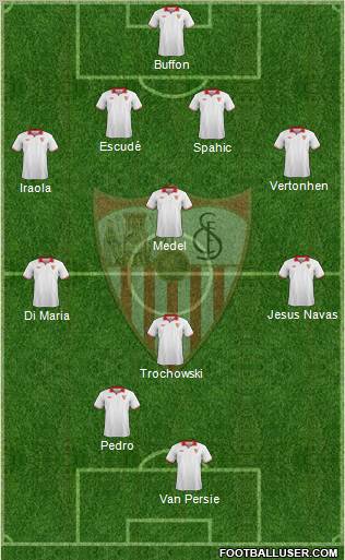 Sevilla F.C., S.A.D. Formation 2013